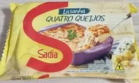Amount of sugar in Lasanha Quatro Queijos Sadia Pacote 350g