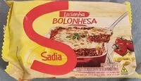 Amount of sugar in Lasanha Bolonhesa Sadia Pacote 350g