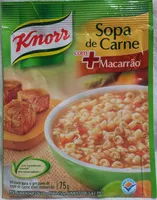 Cantidad de azúcar en knorr Sopa de Carne com + Macarrão