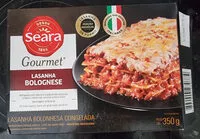 Sokerin määrä sisällä Lasanha Bolognese Seara Gourmet Caixa 350g