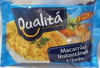 Sokerin määrä sisällä Qualitá Macarrão Instantâneo 4 Queijos