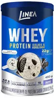 Cantidad de azúcar en Whey Pó Cookiesn Cream Linea Lata 450g