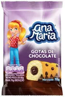 Jumlah gula yang masuk Bolo Baunilha Com Gotas De Chocolate Recheio Chocolate Ana Maria Pacote 70g