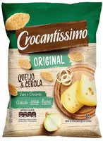 Sokerin määrä sisällä Snack De Trigo Queijo Cebola Crocantíssimo Original Pacote 40g