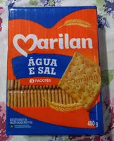 入っている砂糖の量 Biscoito água E Sal Marilan Pacote 400g