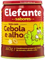含糖量 Extrato De Tomate Com Cebola E Alho Elefante Lata 340g