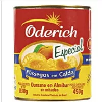 Suhkru kogus sees Pêssego Oderich Metades