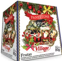 Jumlah gula yang masuk Panettone Com Frutas Village Caixa 80g