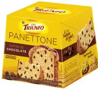 含糖量 Panettone Com Gotas De Chocolate Triunfo Caixa 400g