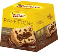 含糖量 Panettone Com Gotas De Chocolate Recheio Chocolate Triunfo Caixa 530g