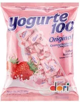 Zuckermenge drin Bala Iogurte De Morango Original Yogurte 100 Pacote 600g