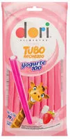 Zuckermenge drin Bala Regaliz Iogurte De Morango Tubo Dori Yogurte100 Pacote 70g