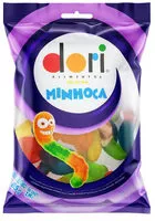 Zuckermenge drin Bala De Gelatina Sortidos De Frutas Minhoca Dori Pacote 85g