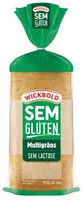 Количество сахара в Pão De Forma Multigrãos Sem Glúten Zero Lactose Wickbold Pacote 300g