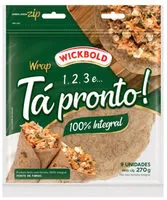 Количество сахара в Pão Tortilha Integral Wickbold Tá Pronto Pouch 270g