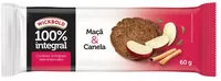 Количество сахара в Biscoito Cookie Integral Maçã Canela Wickbold Pacote 60g