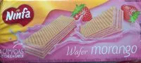 Suhkru kogus sees Wafer morango