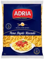 Quantité de sucre dans Macarrão De Sêmola Com Ovos Penne Duplo Riscado Adria Pacote 500g