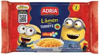 Suhkru kogus sees Macarrão Instantâneo Lámen Tomate Minions Adria Pacote 74,3g