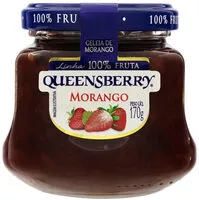 Количество сахара в Geleia Morango Queensberry 100 Fruta Vidro 170g