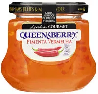 Количество сахара в Geleia Agridoce Pimenta Vermelha Queensberry Gourmet Vidro 320g