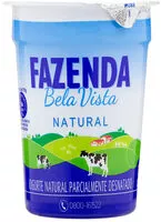 Amount of sugar in Iogurte Parcialmente Desnatado Natural Fazenda Bela Vista Copo 170g