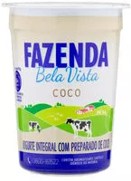 Amount of sugar in Iogurte Integral Coco Fazenda Bela Vista Copo 170g