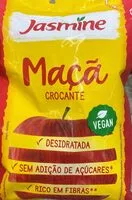चीनी की मात्रा Maçã Seca Crocante Jasmine Pacote 40g