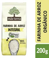 Zuckermenge drin Farinha De Arroz Integral Orgânica Mãe Terra Pacote 200g