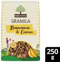 Zuckermenge drin Granola Banana E Cacau Mãe Terra Pacote 250g
