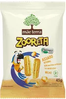 Zuckermenge drin Salgadinho De Milho E Arroz Integral Orgânico Milho Mãe Terra Zooreta Pacote 45g