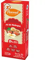 Cantidad de azúcar en Pack Pé De Moleque Flormel Caixa 60g 3 Unidades