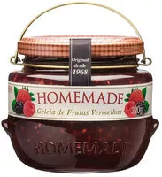 Количество сахара в Geleia Homemade Premium 320gr F Vermelhas