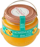 Количество сахара в Geleia Homemade Zero 250gr Damasco