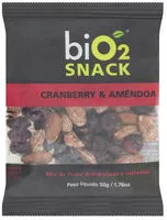 Количество сахара в Mix De Frutas E Sementes Cranberry Amêndoa Bio2 Snack Pacote 50g