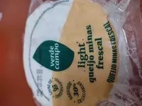Suhkru kogus sees Queijo Minas Frescal Light