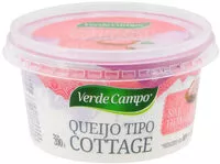 Suhkru kogus sees Queijo Cottage Com Sal Do Himalaia Verde Campo Pote 200g