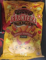 Quantité de sucre dans Tortilha Chips De Milho Picante Frontera Tex Mex Pacote 125g