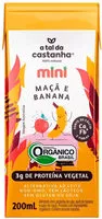 Jumlah gula yang masuk Bebida à Base De Castanha De Caju Orgânica Maçã E Banana A Tal Da Castanha Mini Caixa 200ml