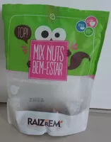 糖質や栄養素が Raiz do bem nuts