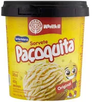 Suhkru kogus sees Sorvete Paçoquita Original Whaka Pote 500ml