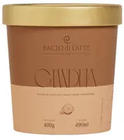 Jumlah gula yang masuk Gelato Gianduia Bacio