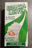 Quantité de sucre dans Bianca Lieve - Panna da montare