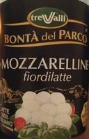 Zuckermenge drin Mozzarelline fiordi latte
