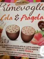 Suhkru kogus sees Primevaglie cola e cioccolato