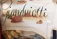 Suhkru kogus sees Gianduiotti