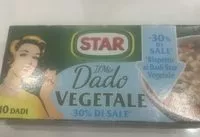 Amount of sugar in dado vegetale