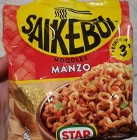 Amount of sugar in Saikebon noodles manzo