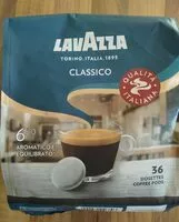 Suhkru kogus sees Café en dosettes souples.