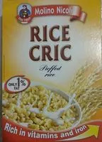 Cantidad de azúcar en Rice cric